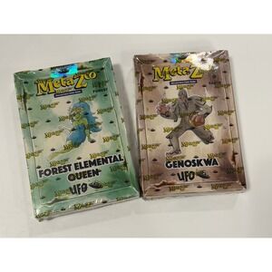 MetaZoo CCG Cryptid Nation UFO EARTH SPELLBOOK (Genoskwa)(Theme Deck) Lot Of 2